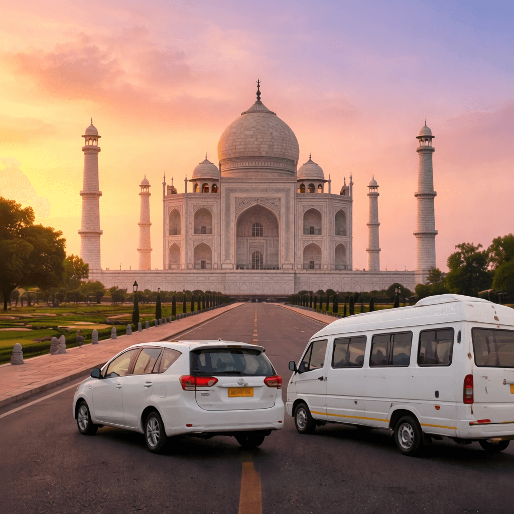 Cab for Agra