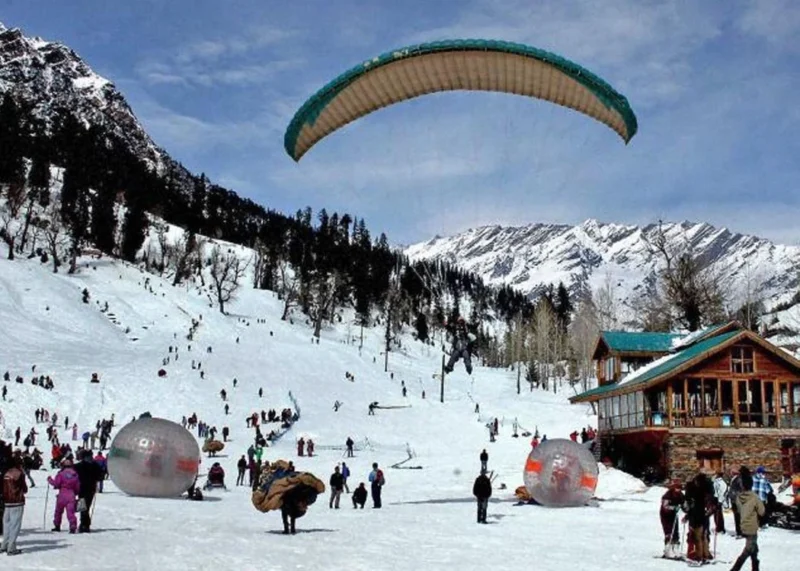 Paragliding, Delhi to Manali road trip