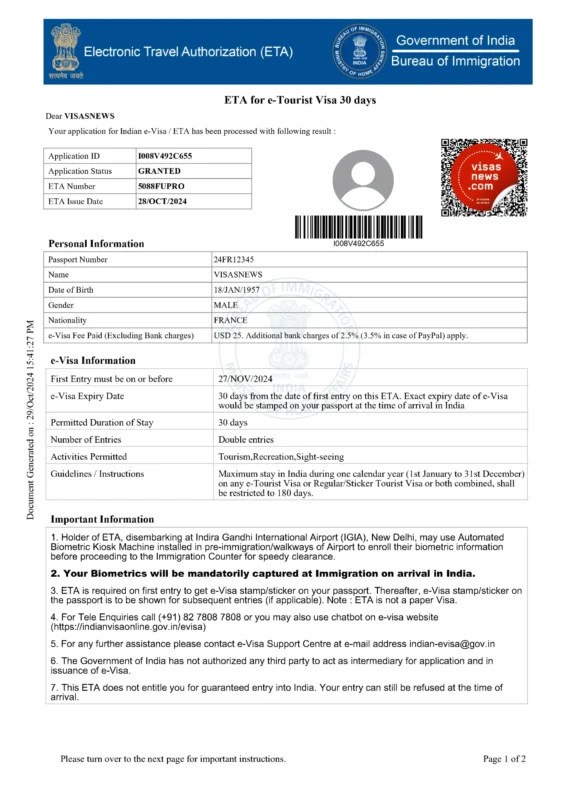 Scan e visa