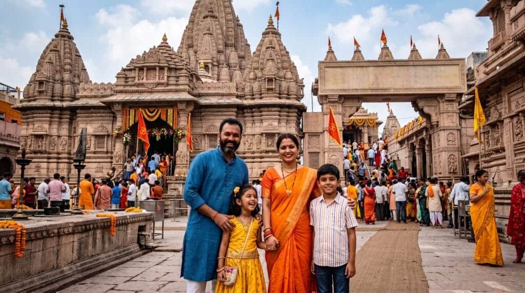 Family Photo Traveling 12 Jyotirlinga