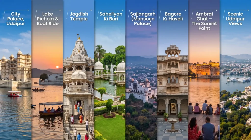 Udaipur top places